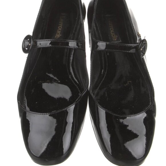 Larroude Shoes - Larroude Patent Leather Mary Jane Flats